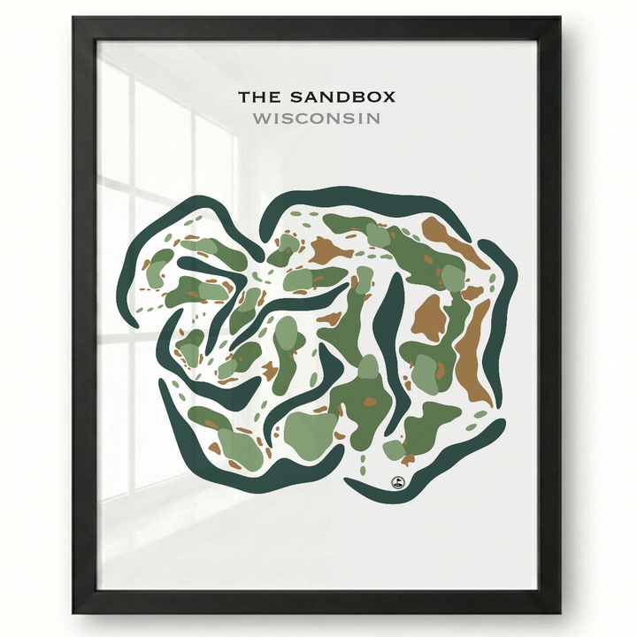 The Sandbox, Wisconsin - Printed Golf Courses