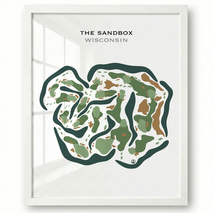 The Sandbox, Wisconsin - Printed Golf Courses