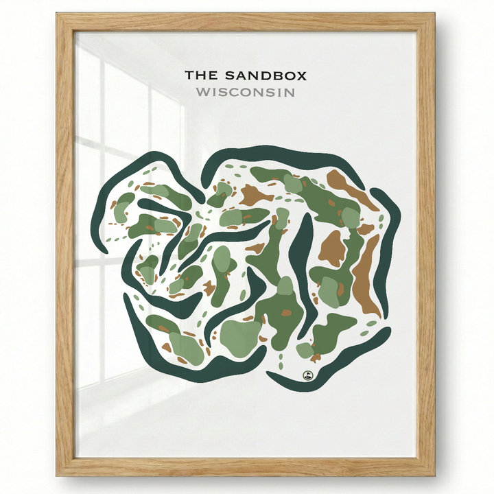 The Sandbox, Wisconsin - Printed Golf Courses