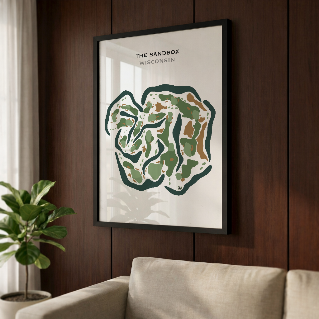 The Sandbox, Wisconsin - Printed Golf Courses