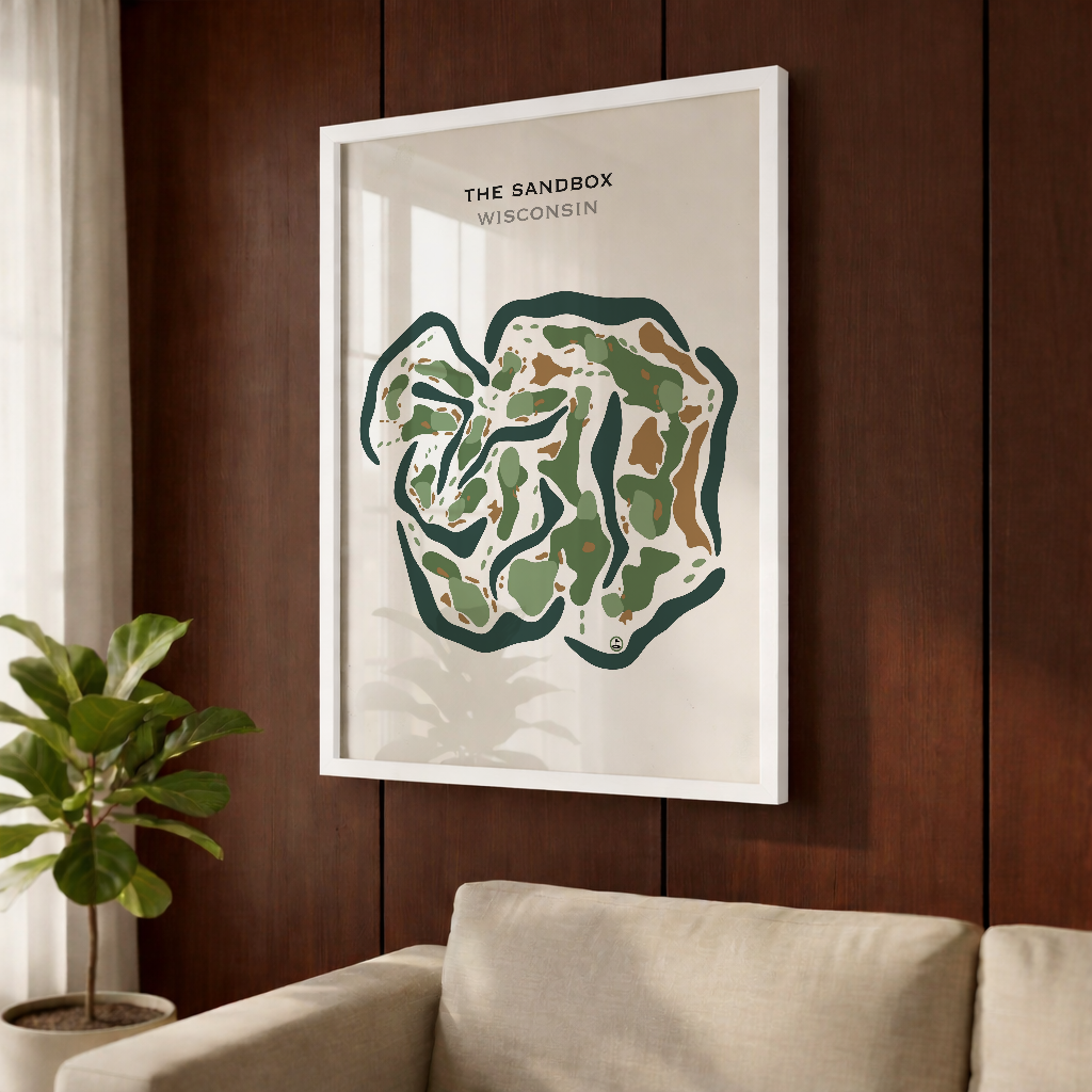 The Sandbox, Wisconsin - Printed Golf Courses
