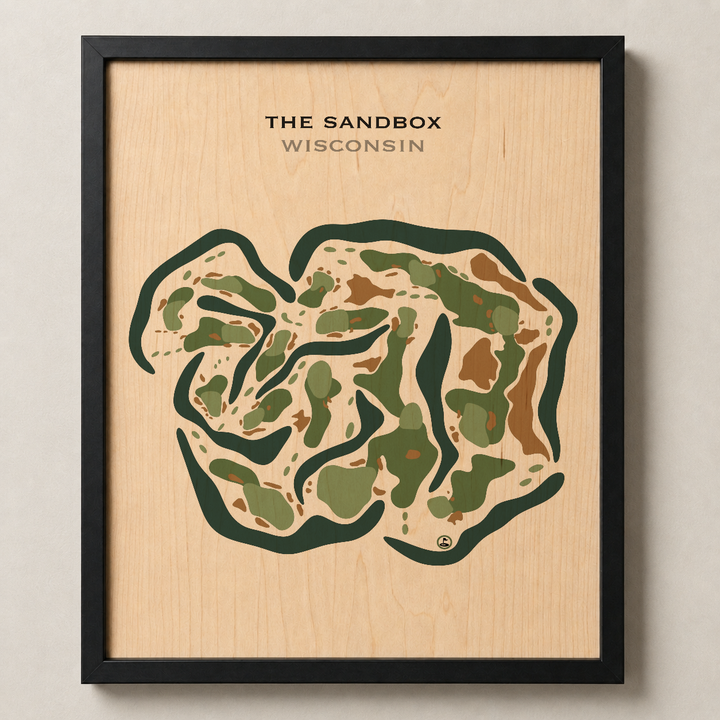 The Sandbox, Wisconsin - Printed Golf Courses