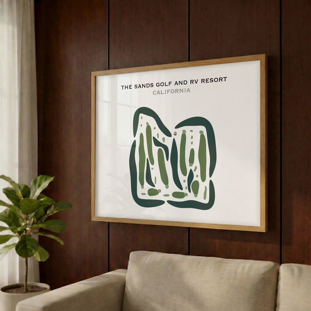 The Sands Golf & RV Resort, California - Printed Golf Courses