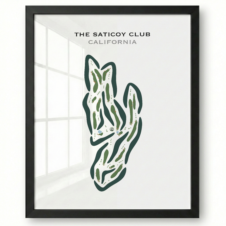 The Saticoy Club, California - Printed Golf Courses