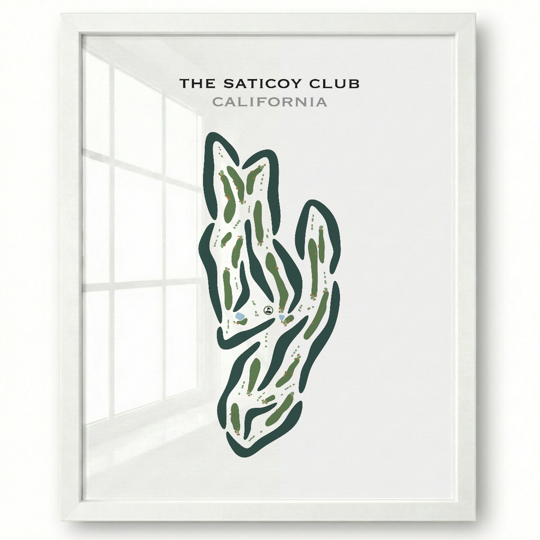 The Saticoy Club, California - Printed Golf Courses