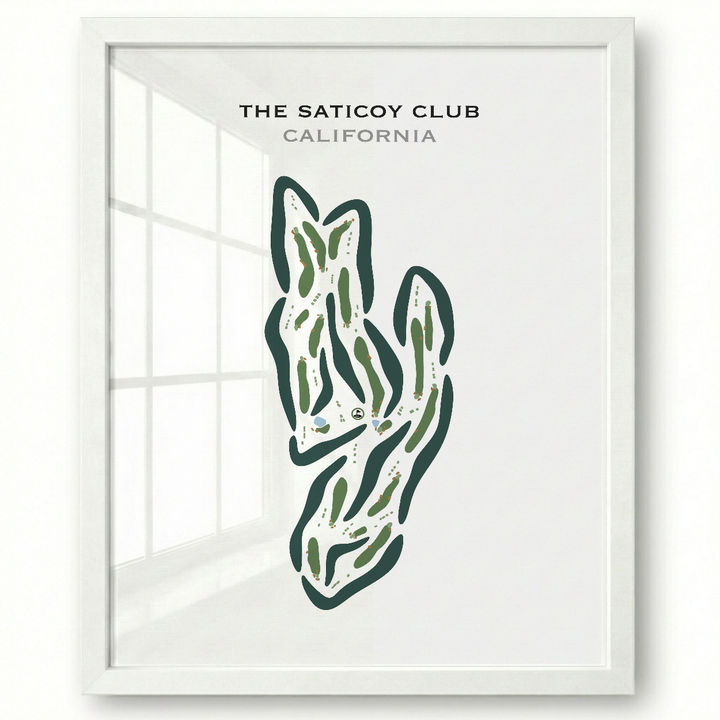 The Saticoy Club, California - Printed Golf Courses