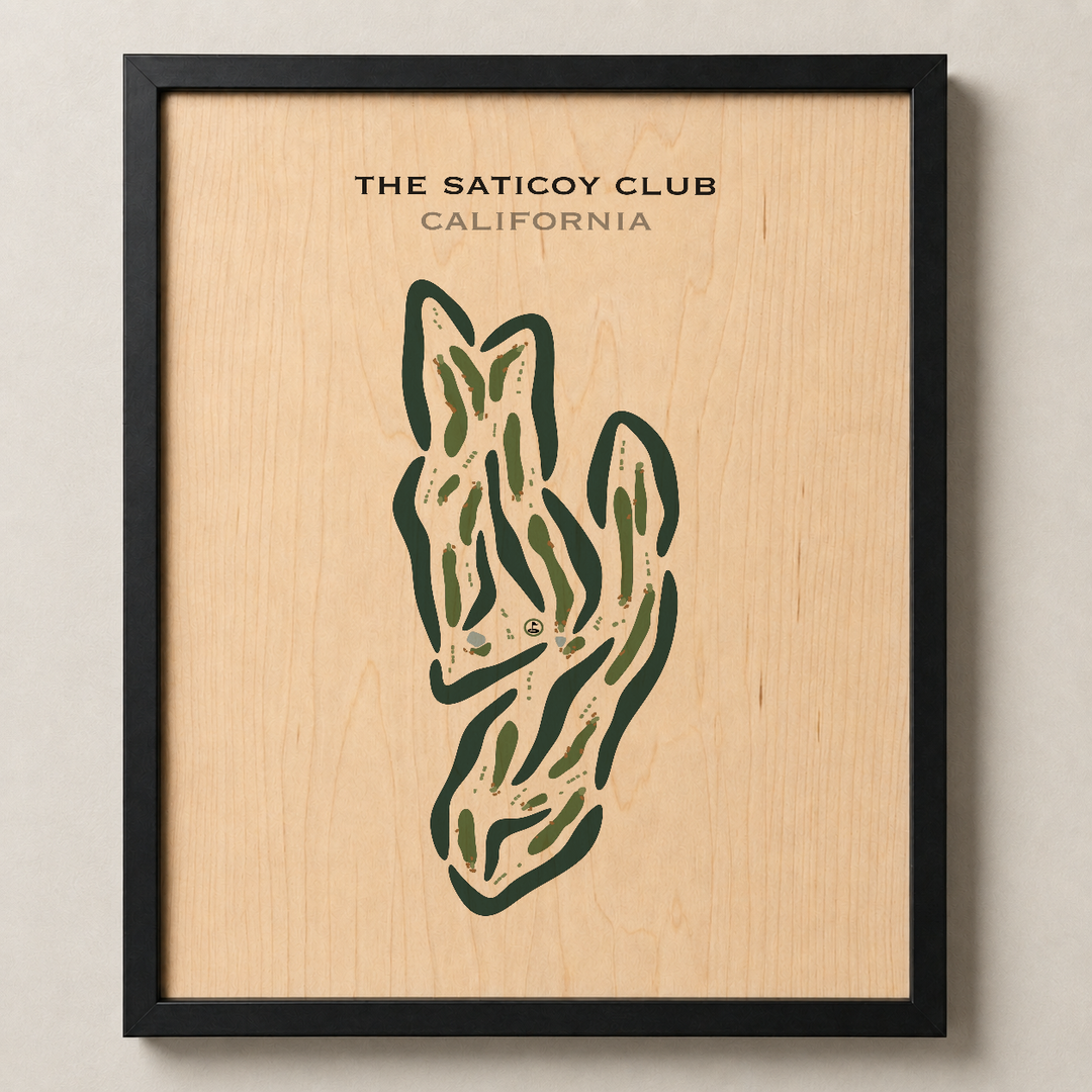 The Saticoy Club, California - Printed Golf Courses
