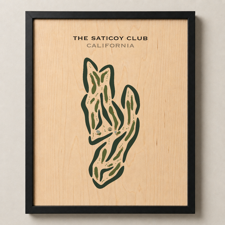 The Saticoy Club, California - Printed Golf Courses
