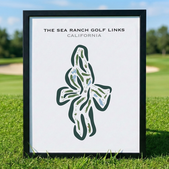 The Sea Ranch Golf Links, California - Printed Golf Courses