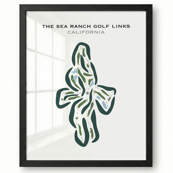 The Sea Ranch Golf Links, California - Printed Golf Courses