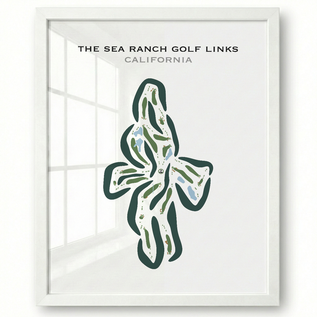 The Sea Ranch Golf Links, California - Printed Golf Courses