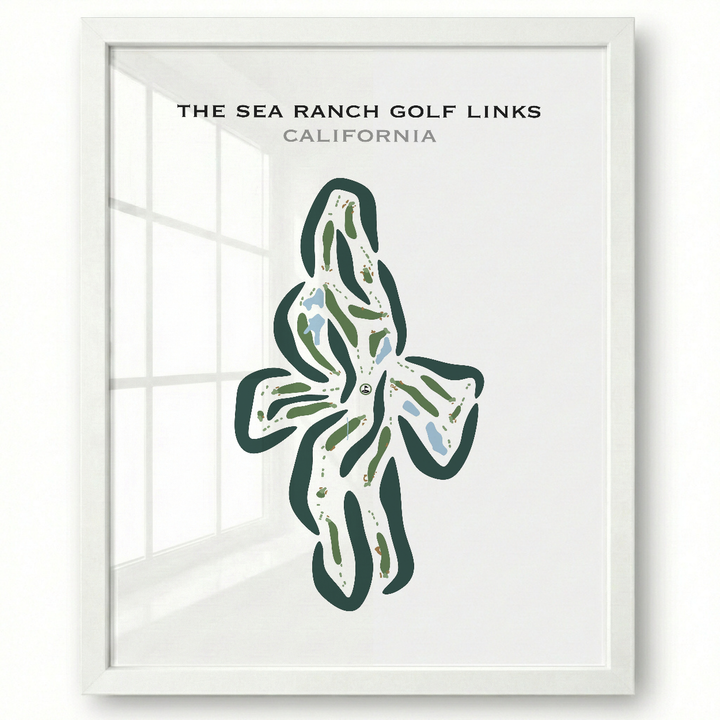 The Sea Ranch Golf Links, California - Printed Golf Courses