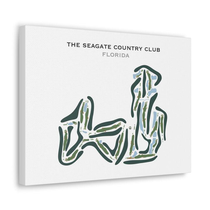 The Seagate Country Club, Florida - Printed Golf Course