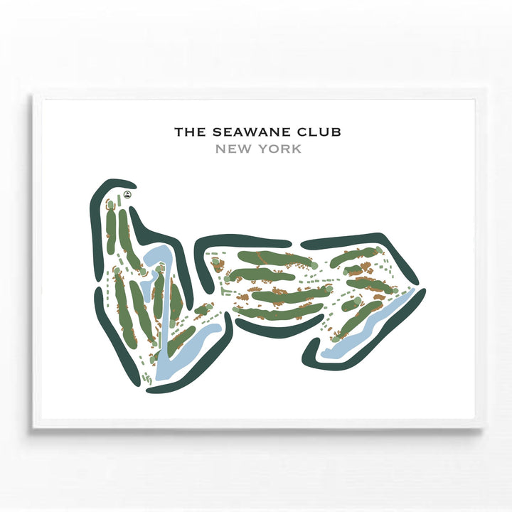 The Seawane Club, New York - Printed Golf Courses