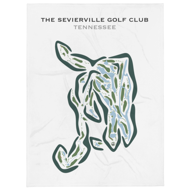 The Sevierville Golf Club, Tennessee - Printed Golf Courses