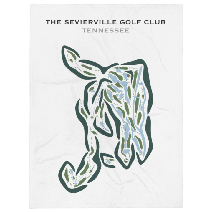 The Sevierville Golf Club, Tennessee - Printed Golf Courses