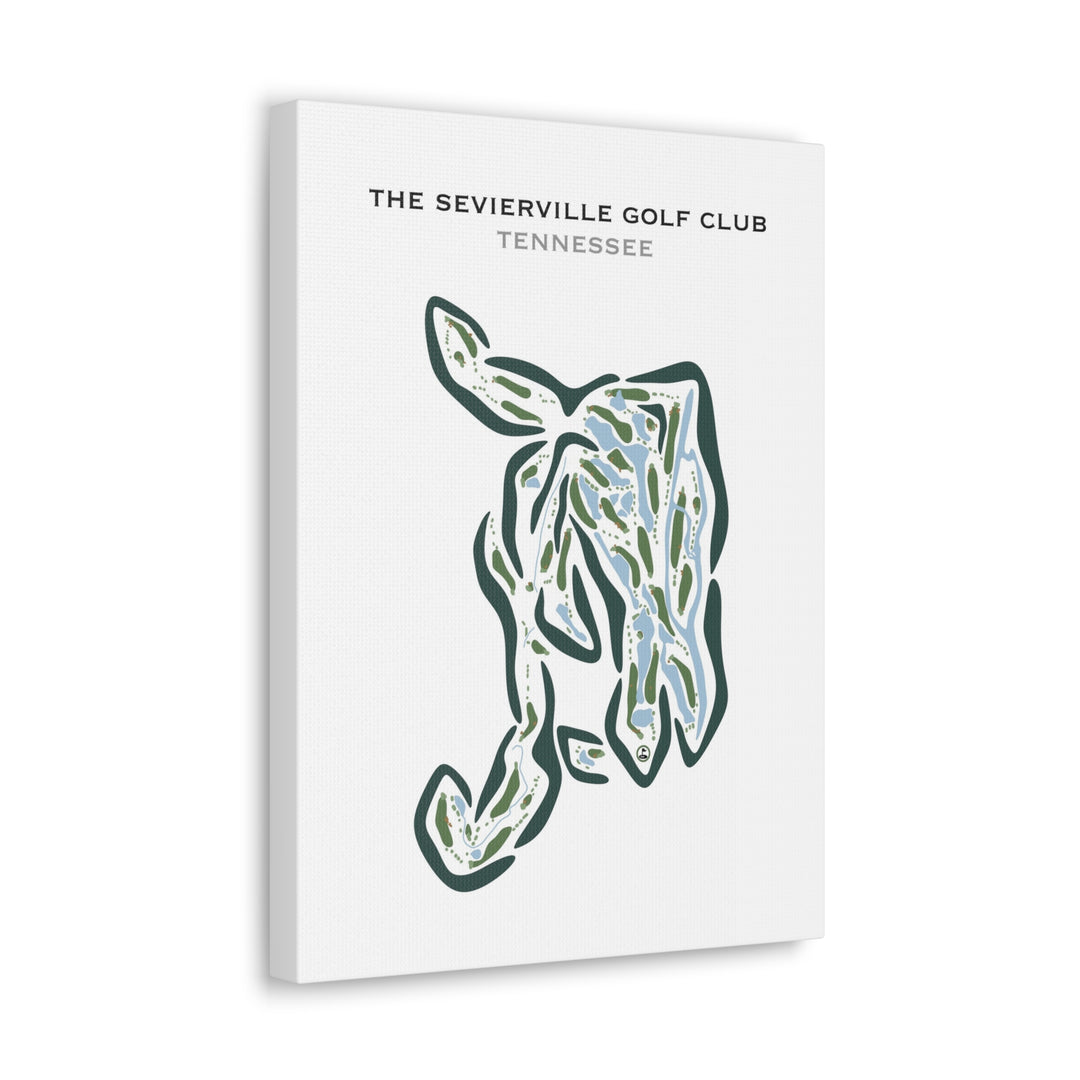 The Sevierville Golf Club, Tennessee - Printed Golf Courses