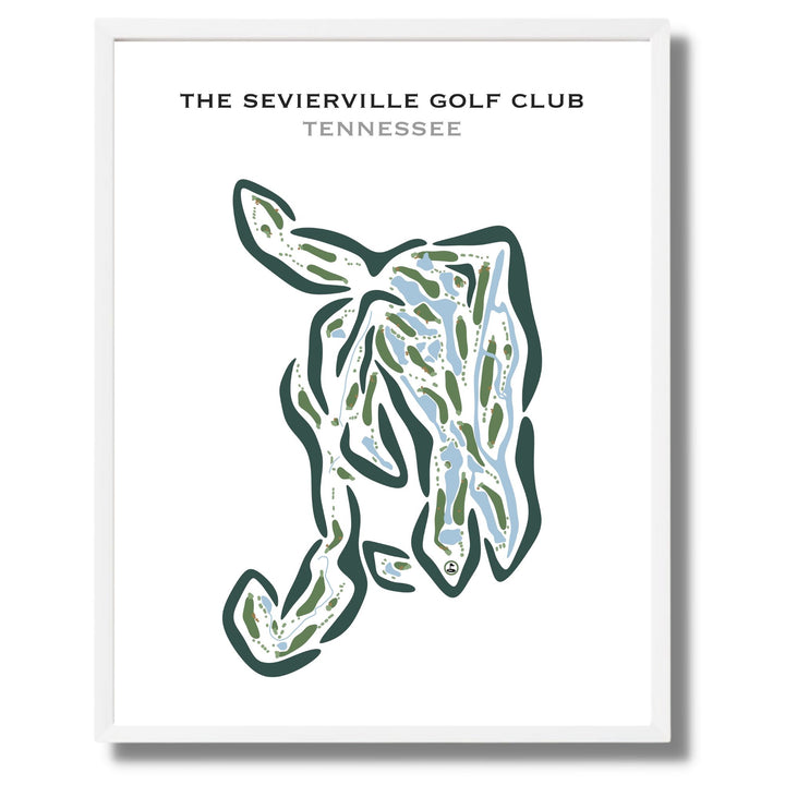 The Sevierville Golf Club, Tennessee - Printed Golf Courses