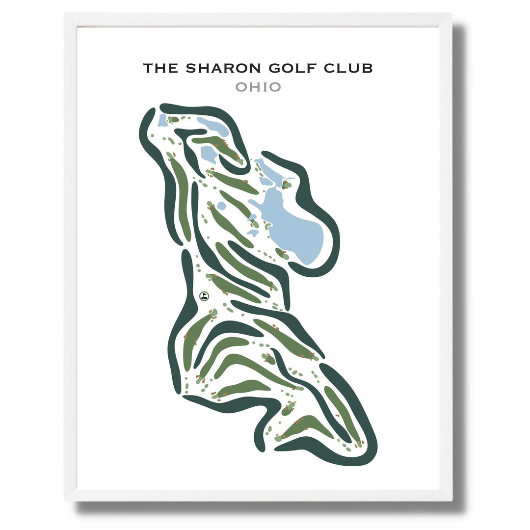 The Sharon Golf Club, Ohio - Printed Golf Courses - Golf Course Prints