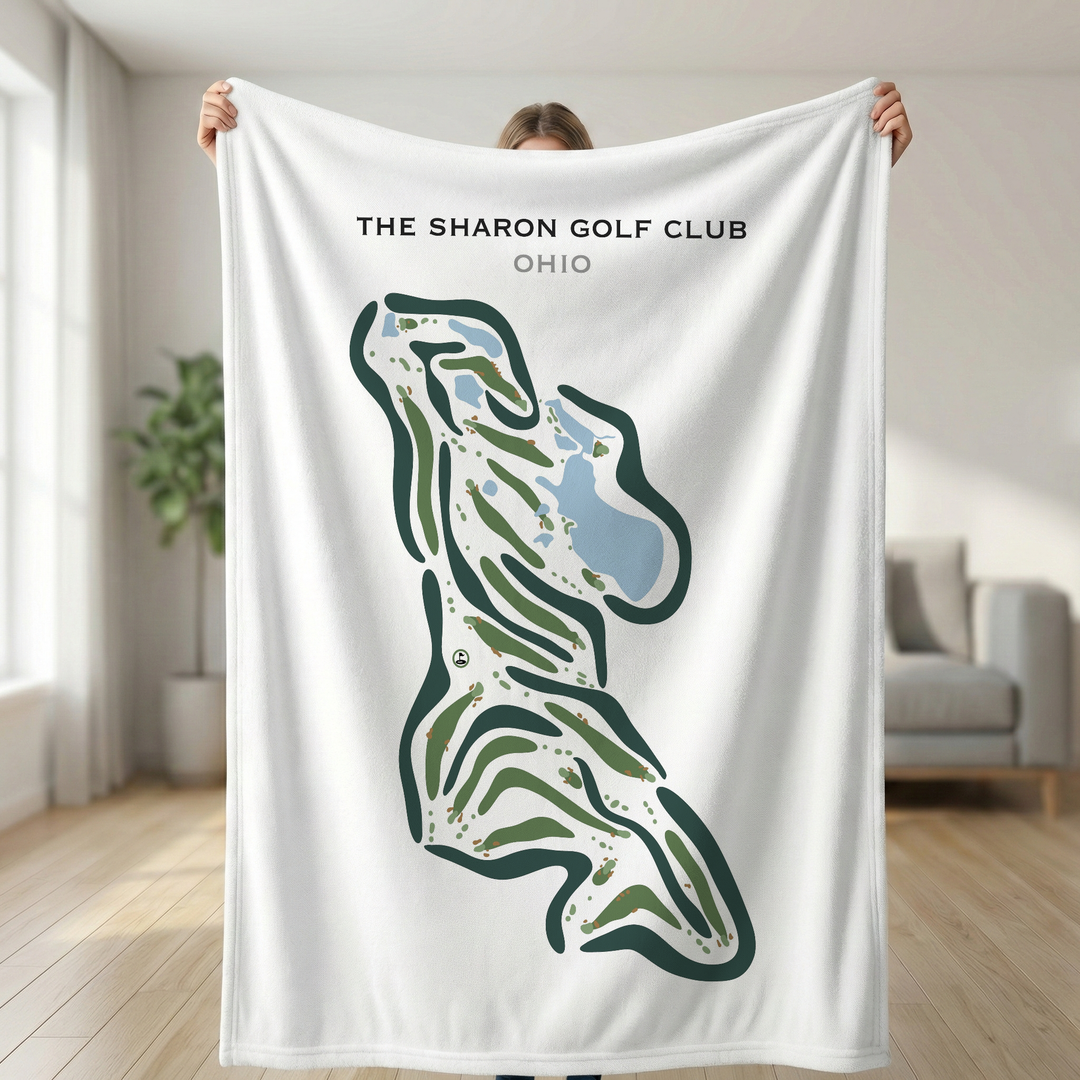 The Sharon Golf Club, Ohio - Printed Golf Courses