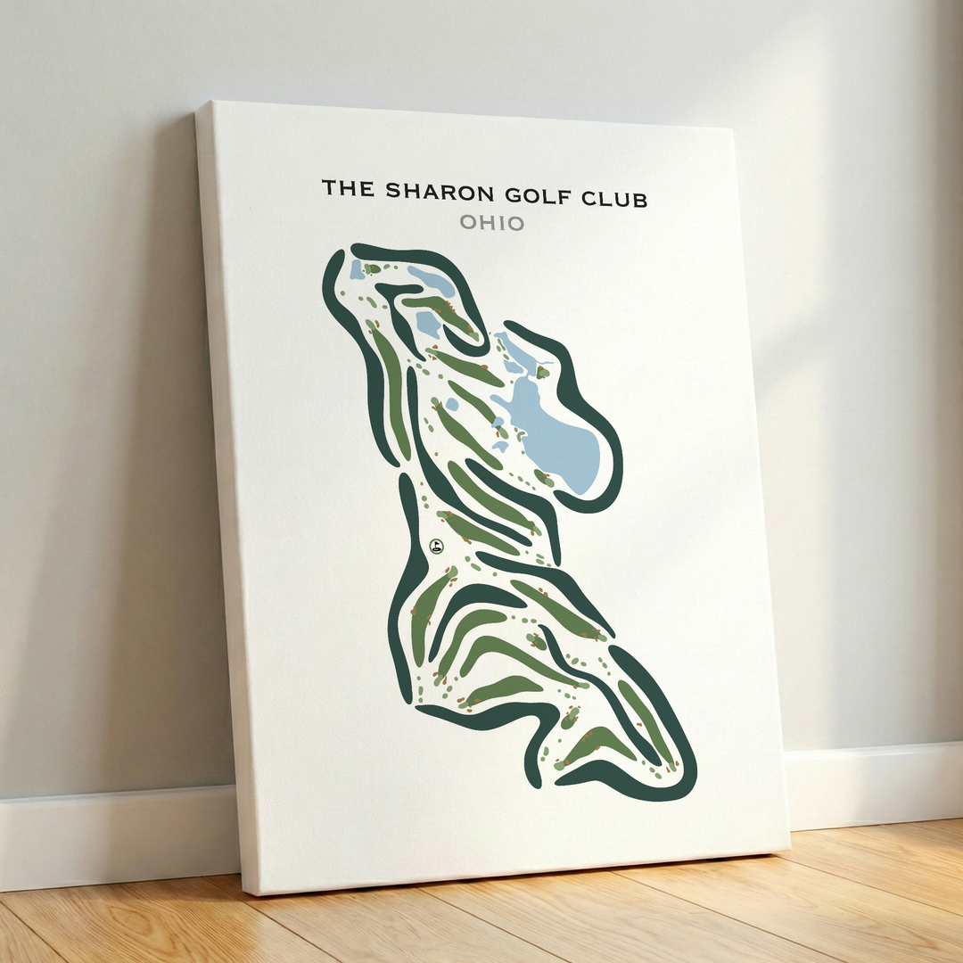 The Sharon Golf Club, Ohio - Printed Golf Courses
