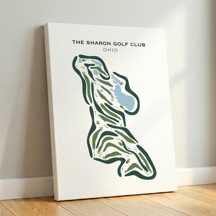 The Sharon Golf Club, Ohio - Printed Golf Courses