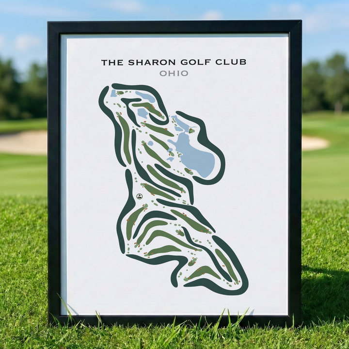The Sharon Golf Club, Ohio - Printed Golf Courses