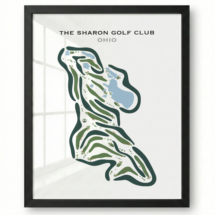 The Sharon Golf Club, Ohio - Printed Golf Courses