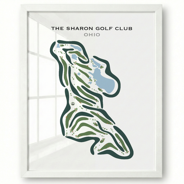 The Sharon Golf Club, Ohio - Printed Golf Courses