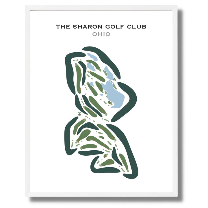 The Sharon Golf Club, Ohio - Printed Golf Courses