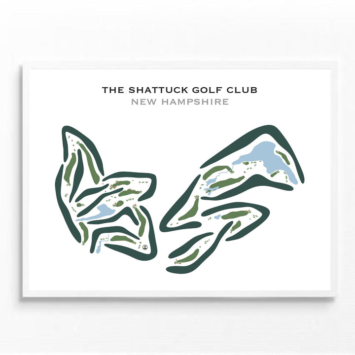 The Shattuck Golf Club, New Hampshire - Printed Golf Courses