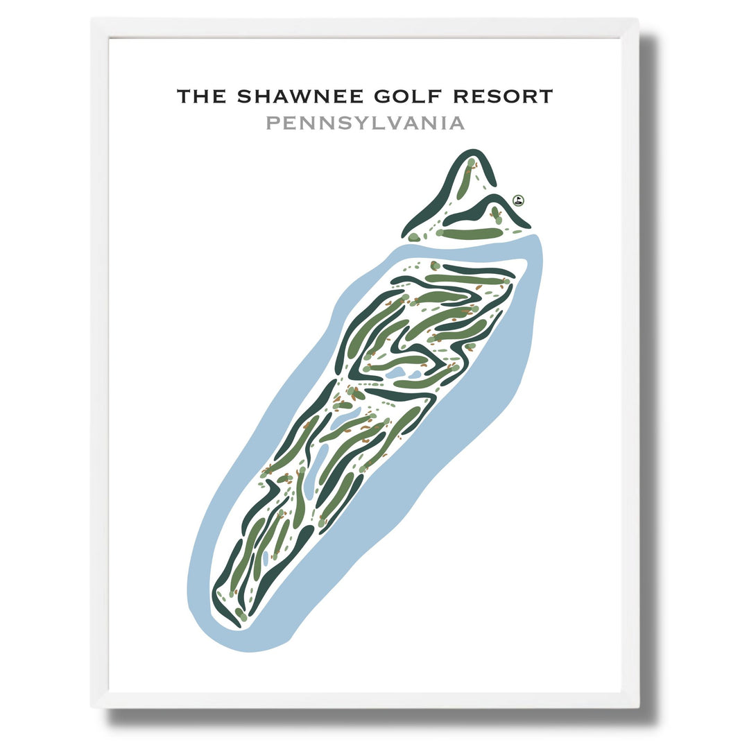 The Shawnee Golf Resort, Pennsylvania - Printed Golf Courses