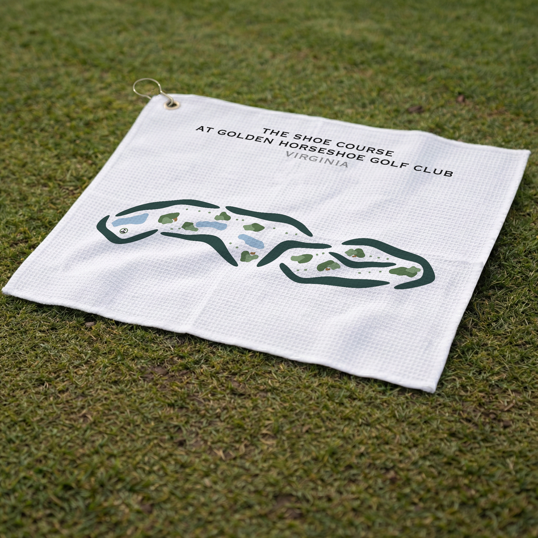 The Shoe Course at Golden Horseshoe Golf Club, Virginia - Printed Golf Courses