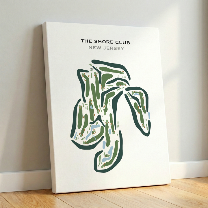 The Shore Club, New Jersey - Printed Golf Courses