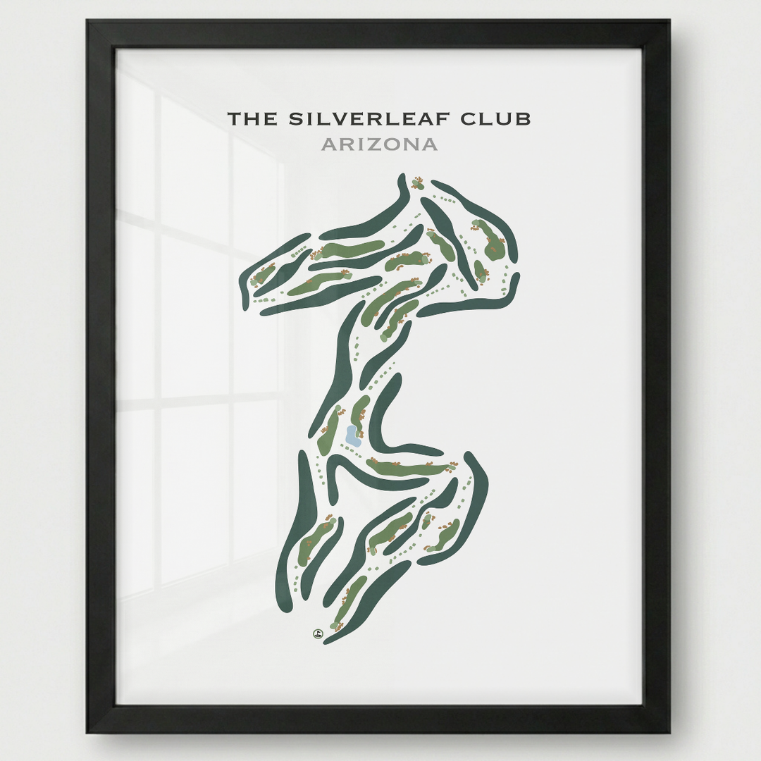 The Silverleaf Club, Arizona - Printed Golf Course