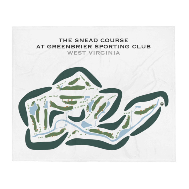 The Snead Course at The Greenbrier Sporting Club, West Virginia - Printed Golf Courses
