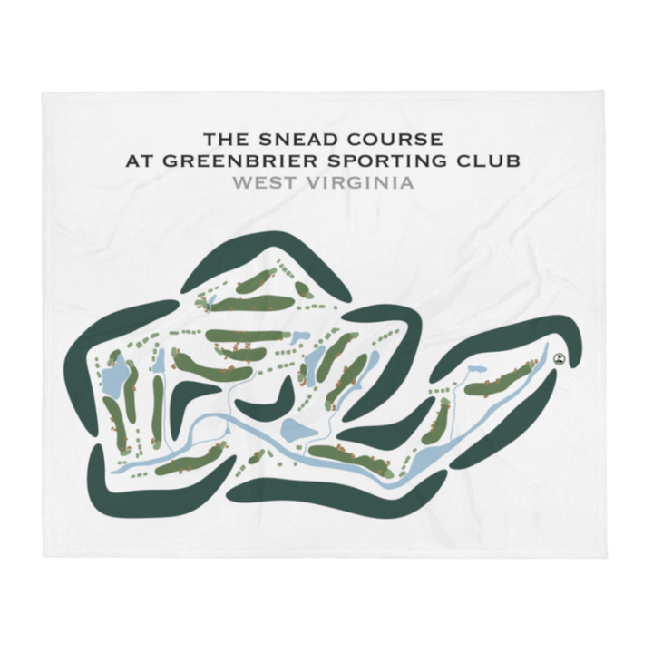 The Snead Course at The Greenbrier Sporting Club, West Virginia - Printed Golf Courses