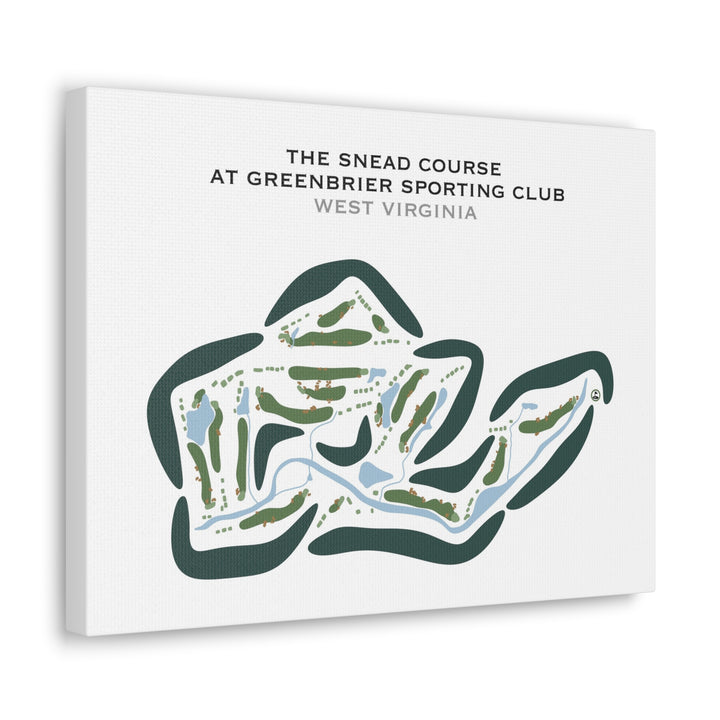 The Snead Course at The Greenbrier Sporting Club, West Virginia - Printed Golf Courses