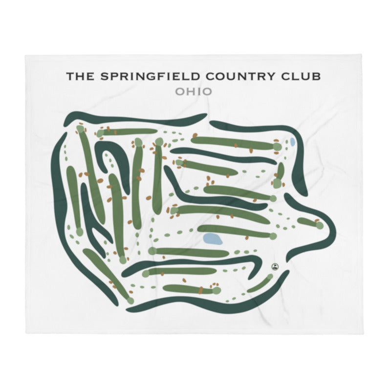 Springfield Country Club, Ohio - Printed Golf Courses