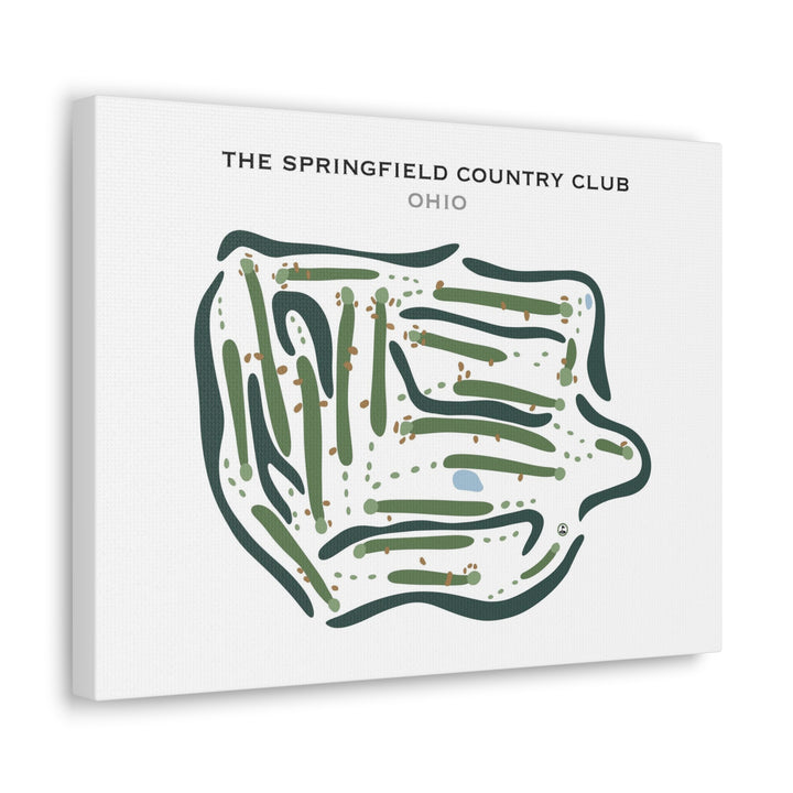 Springfield Country Club, Ohio - Printed Golf Courses