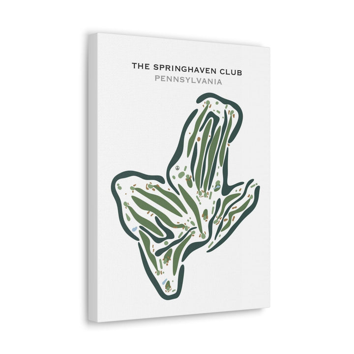 The Springhaven Club, Pennsylvania - Printed Golf Courses - Golf Course Prints