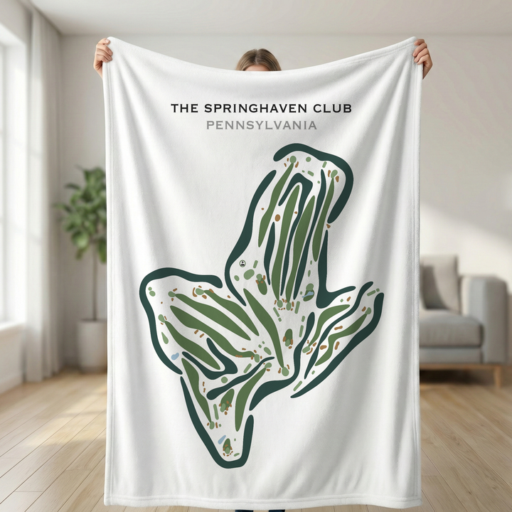 The Springhaven Club, Pennsylvania - Printed Golf Courses