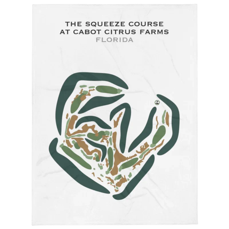 The Squeeze Course at Cabot Citrus Farms, Florida - Printed Golf Courses
