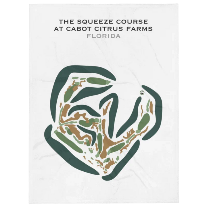 The Squeeze Course at Cabot Citrus Farms, Florida - Printed Golf Courses