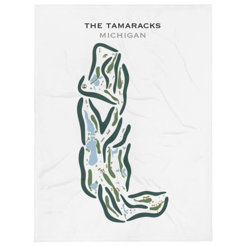 The Tamaracks, Michigan - Printed Golf Courses