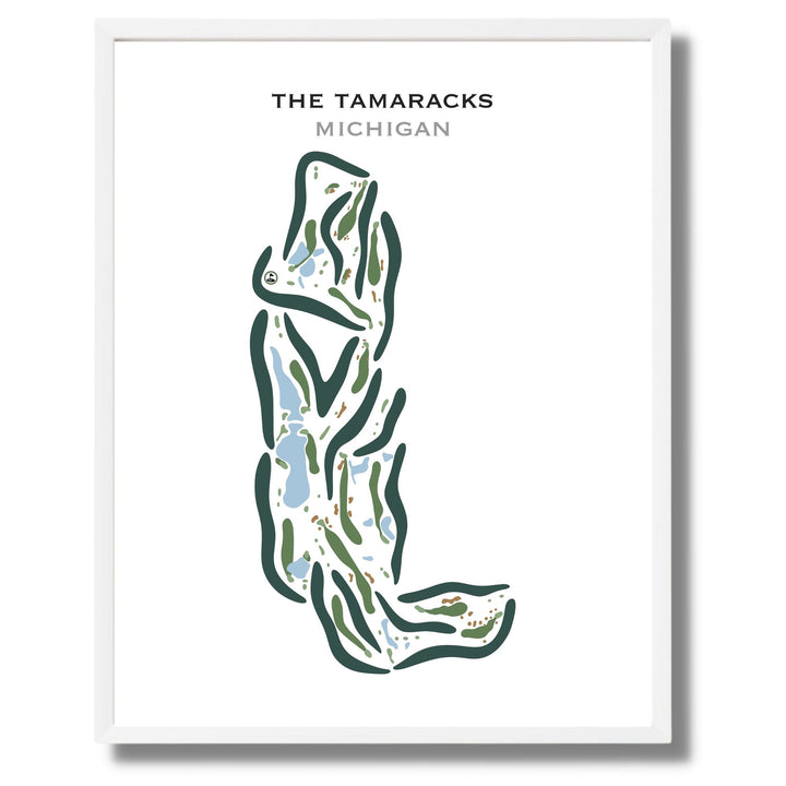 The Tamaracks, Michigan - Printed Golf Courses
