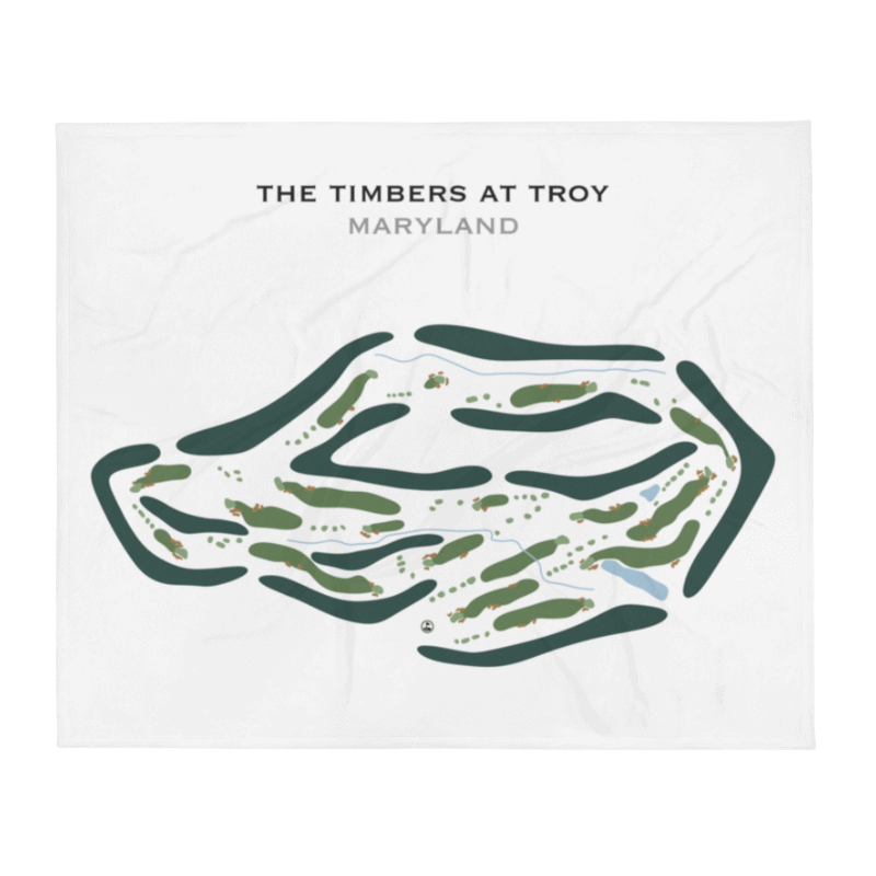 The Timbers At Troy, Maryland - Printed Golf Courses