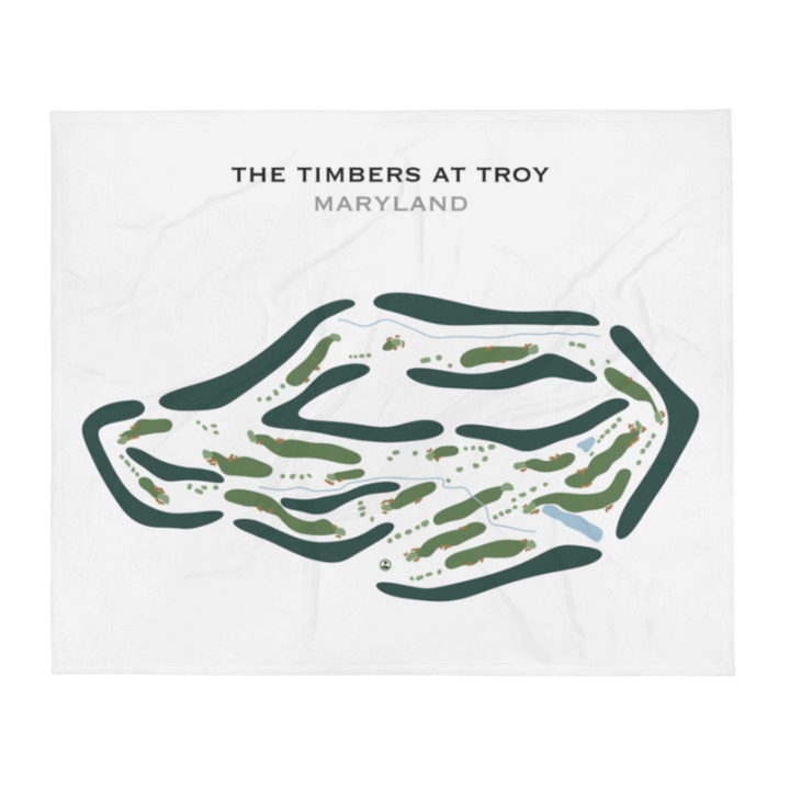 The Timbers At Troy, Maryland - Printed Golf Courses