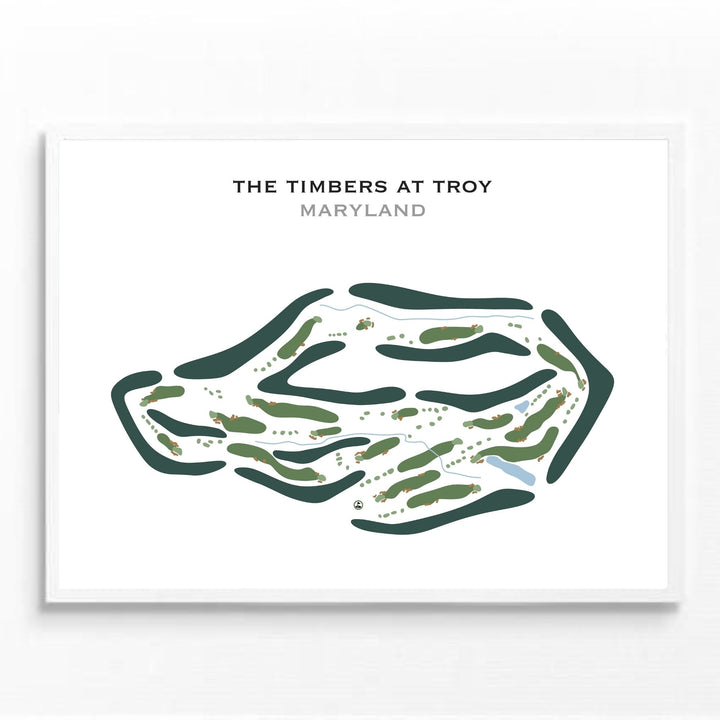 The Timbers At Troy, Maryland - Printed Golf Courses