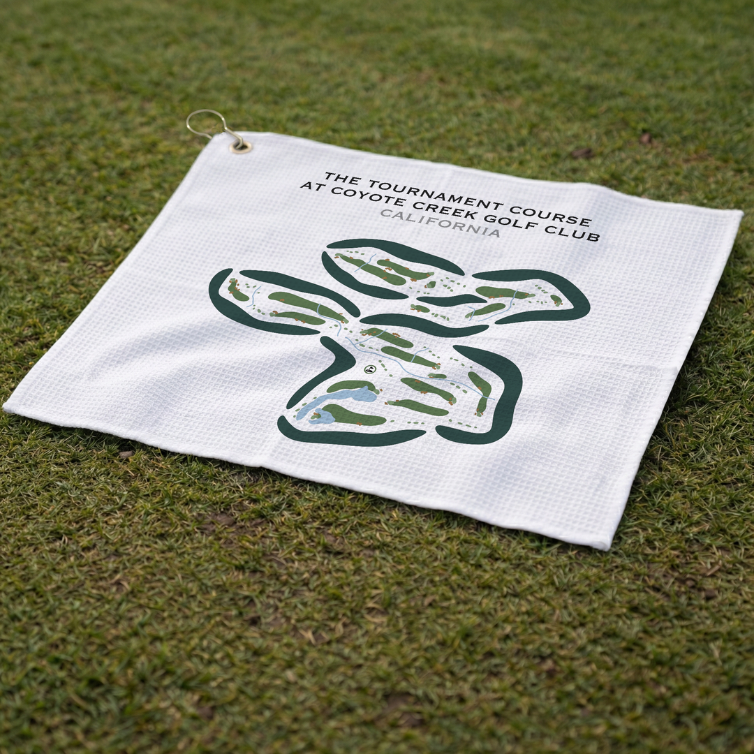The Tournament Course at Coyote Creek Golf Club, California - Printed Golf Courses